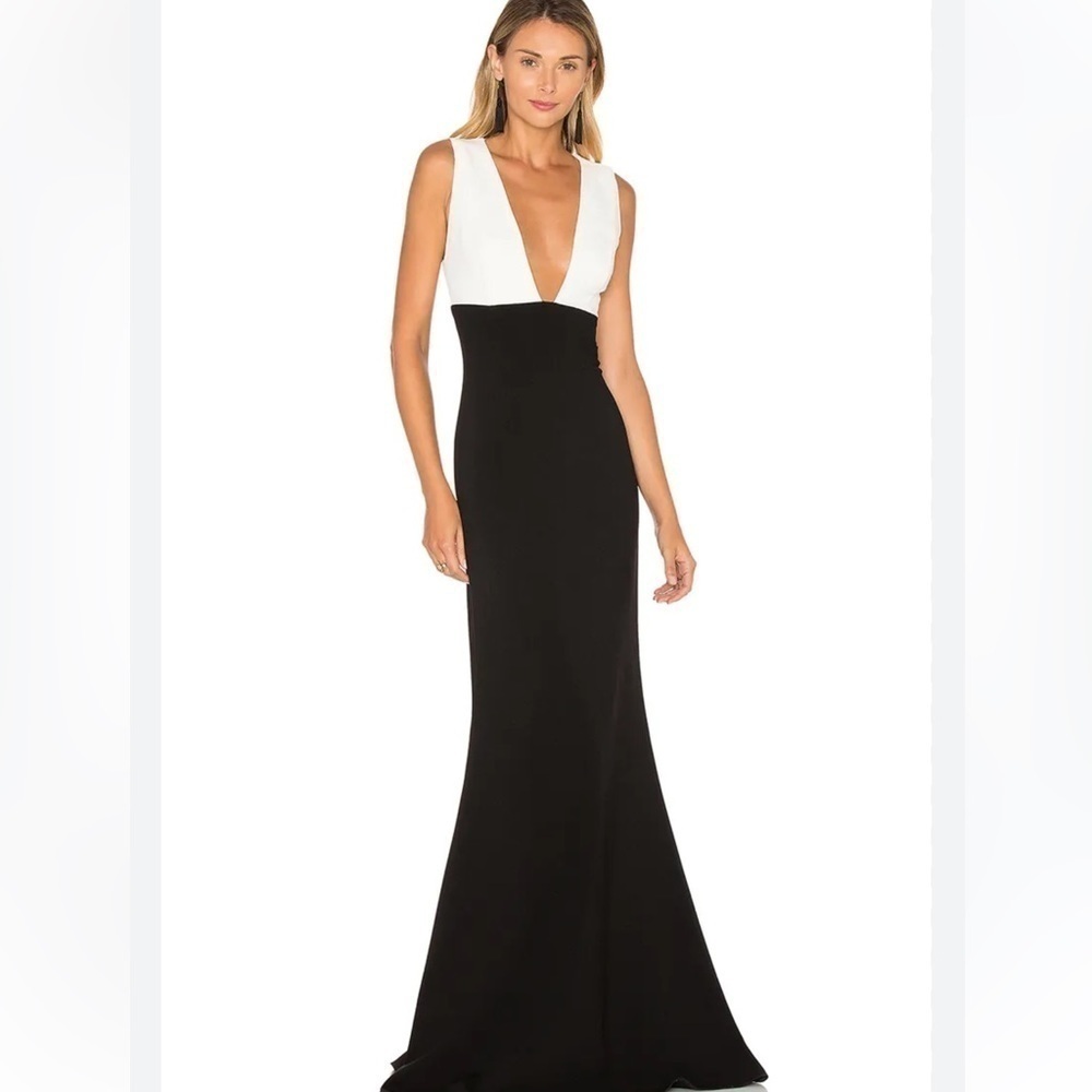 Jill Jill Stuart Sale Elegant Black And White Long Dress
